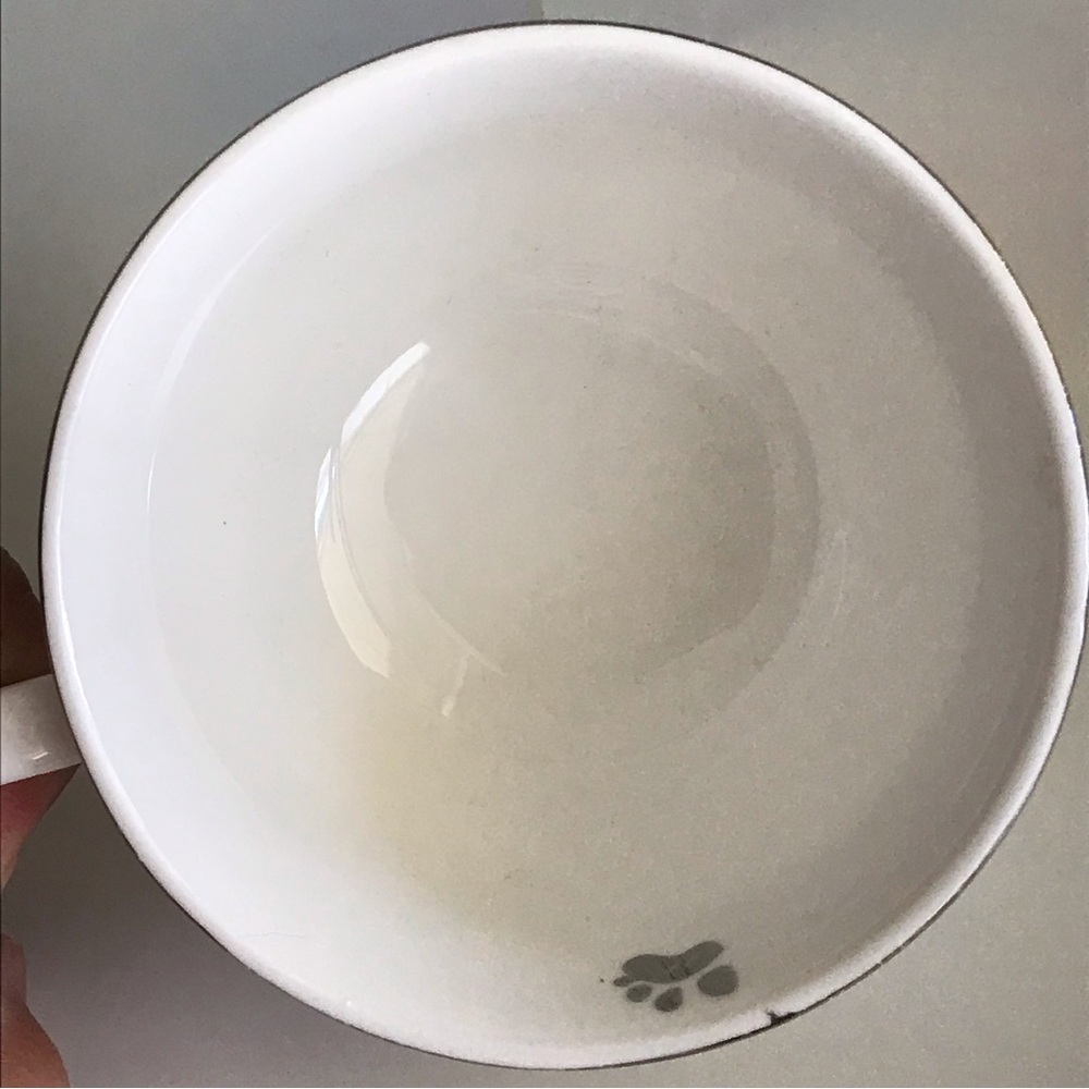 "My Dog is Family" Coffee Cup Mug My Fido Pet Lover Collection- Whte W/Gold Trim - Picture 9 of 13
